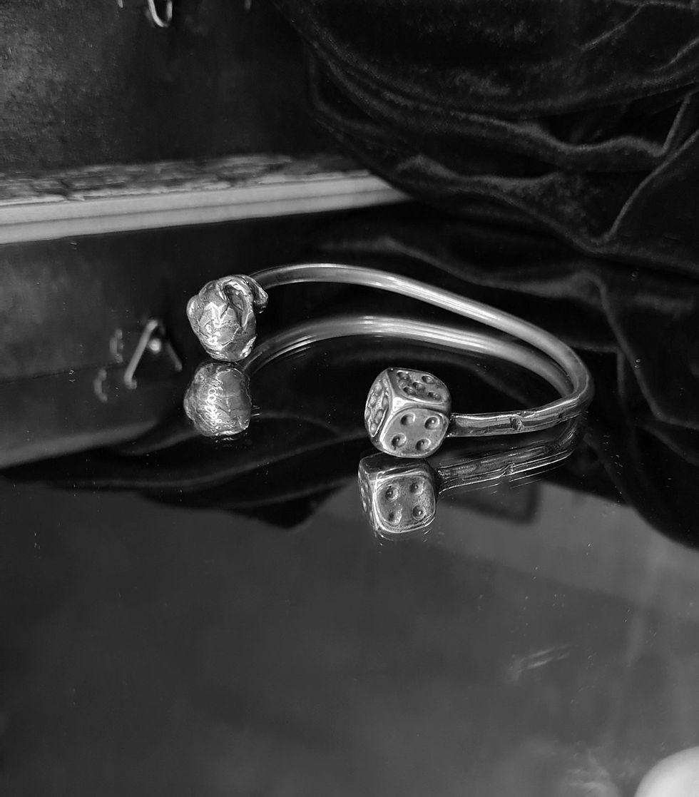 Miniatura: Bracelete Dice and Skull