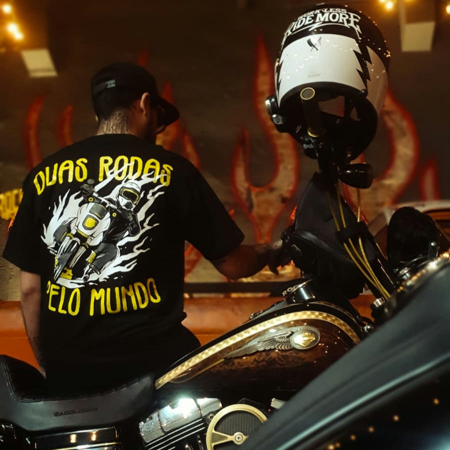 Miniatura: Camiseta DUAS RODAS PELO MUNDO