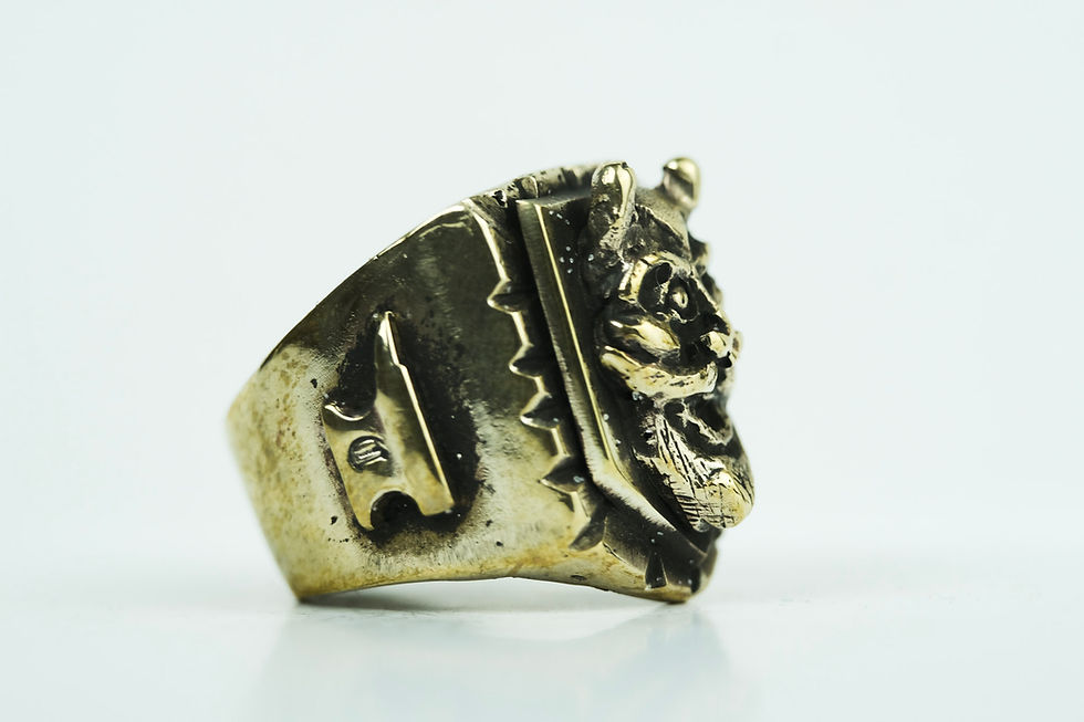 Miniatura: Mexican Biker Rings Devils Work