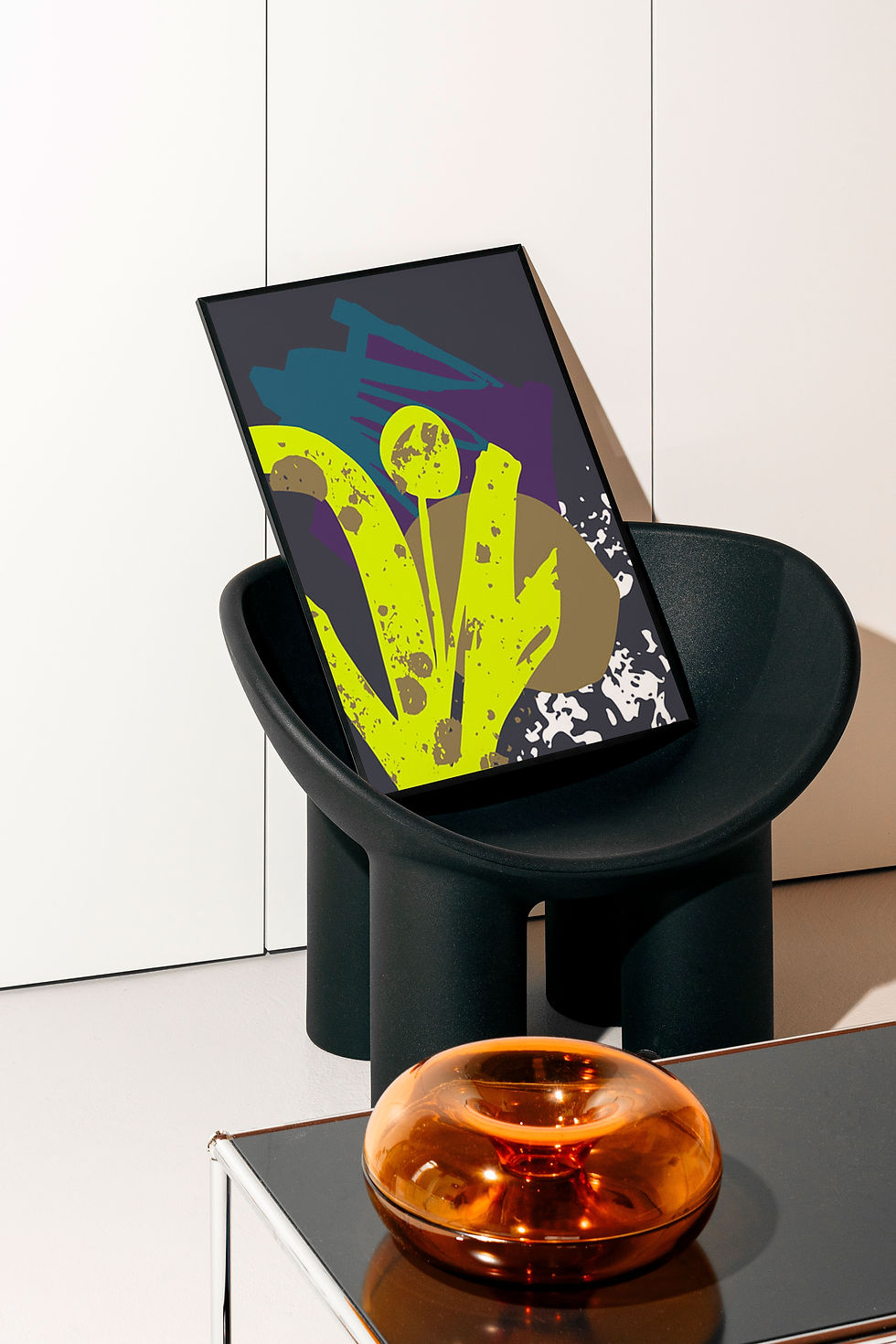 Thumbnail: Stone Halo - Modern Abstract Wall Art Prints