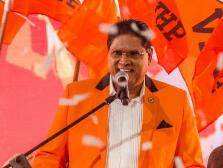 El Parlamento de Surinam elige a Chan Santokhi como nuevo presidente