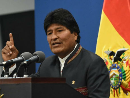 Anular las elecciones es un golpe de estado, consideró Evo Morales
