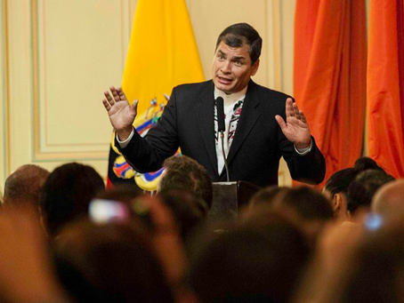 Lawfare: Justicia ecuatoriana condena a Correa a prisión