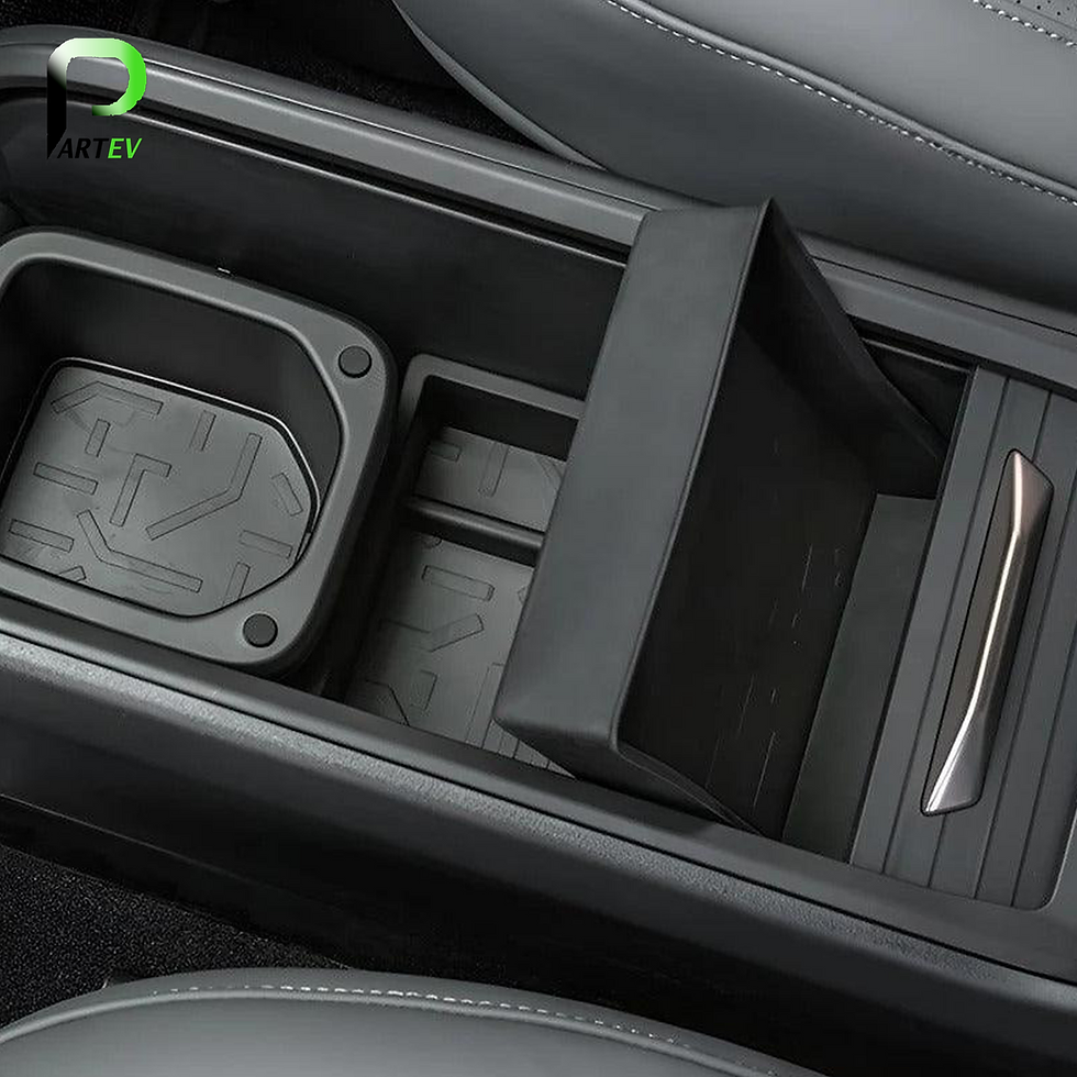 Set of 2 TPE center console dual storage boxes for ZEEKR X with waterproof and dustproof design