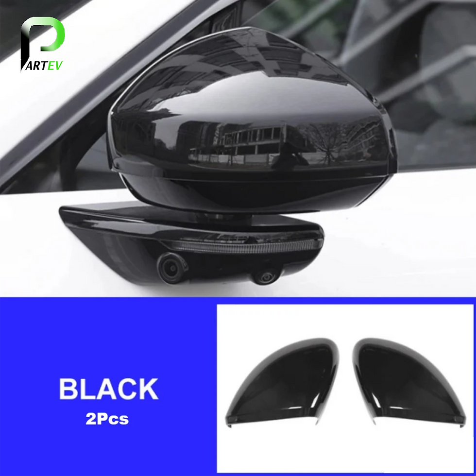 Miniaturbild: Set of 2 gloss black side mirror covers for ZEEKR 7X, clip-on ABS plastic protection