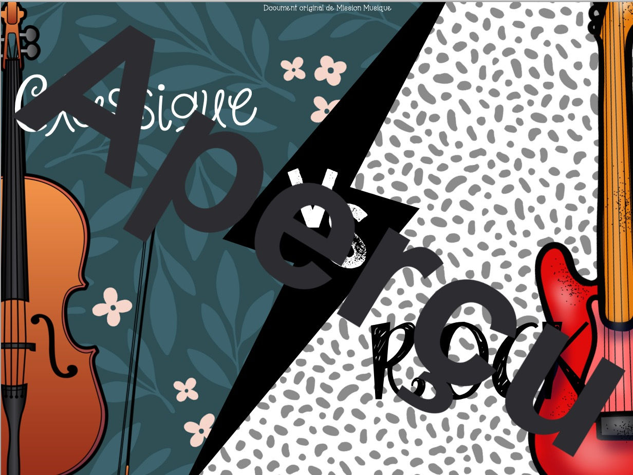 Classique VS Rock - 3e cycle