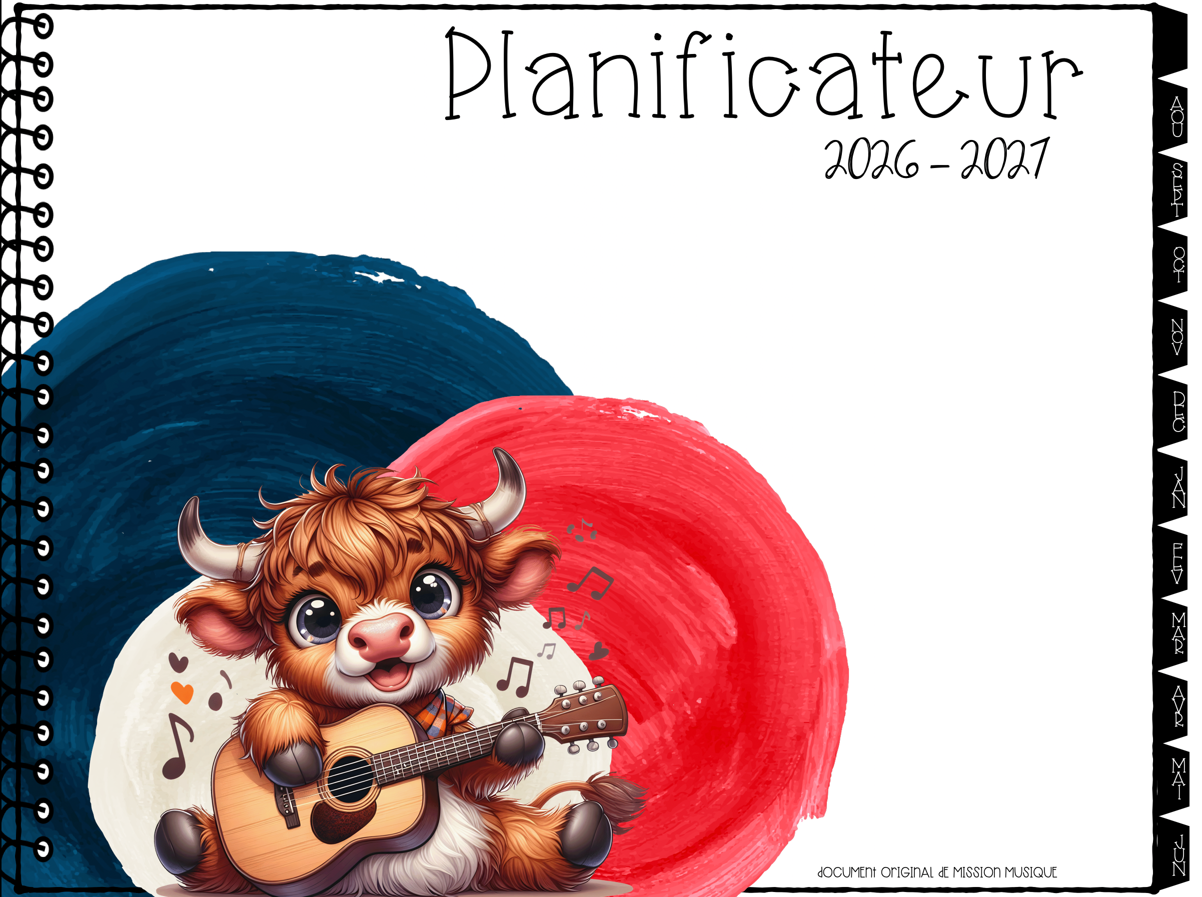 Planificateur numérique Vache 26-27