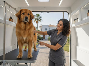 Mobile Grooming for Large Dogs in Sotogrande: Luxury Care at Your Doorstep 🐶✨