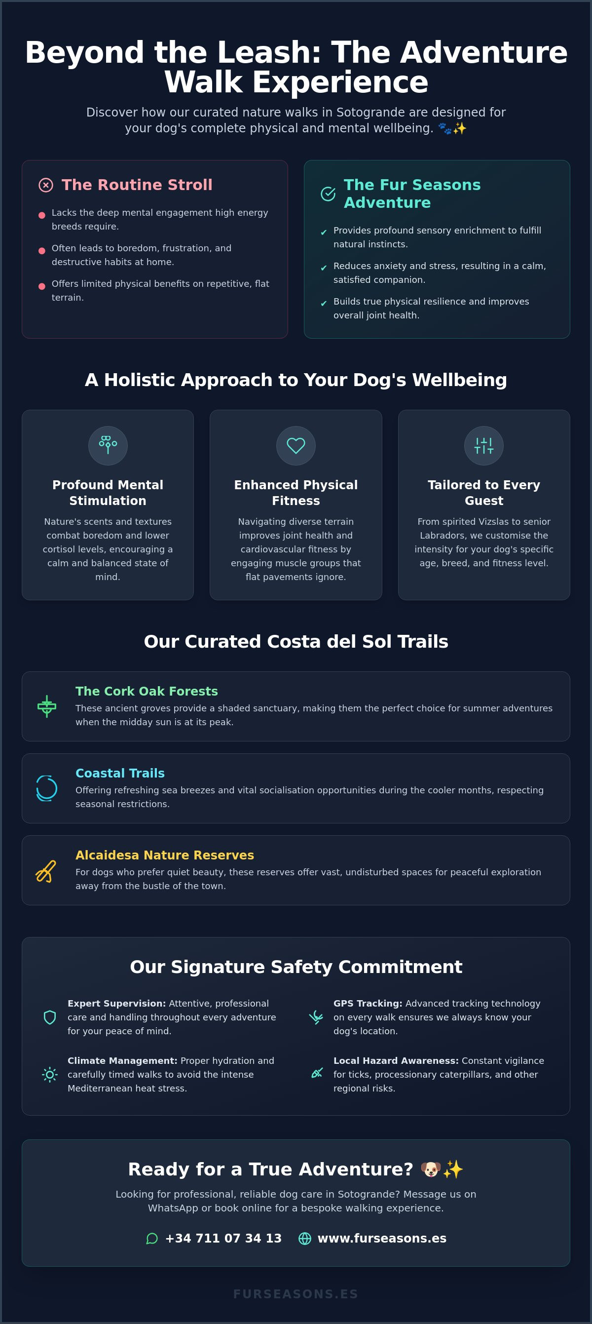 Adventure dog walks Sotogrande