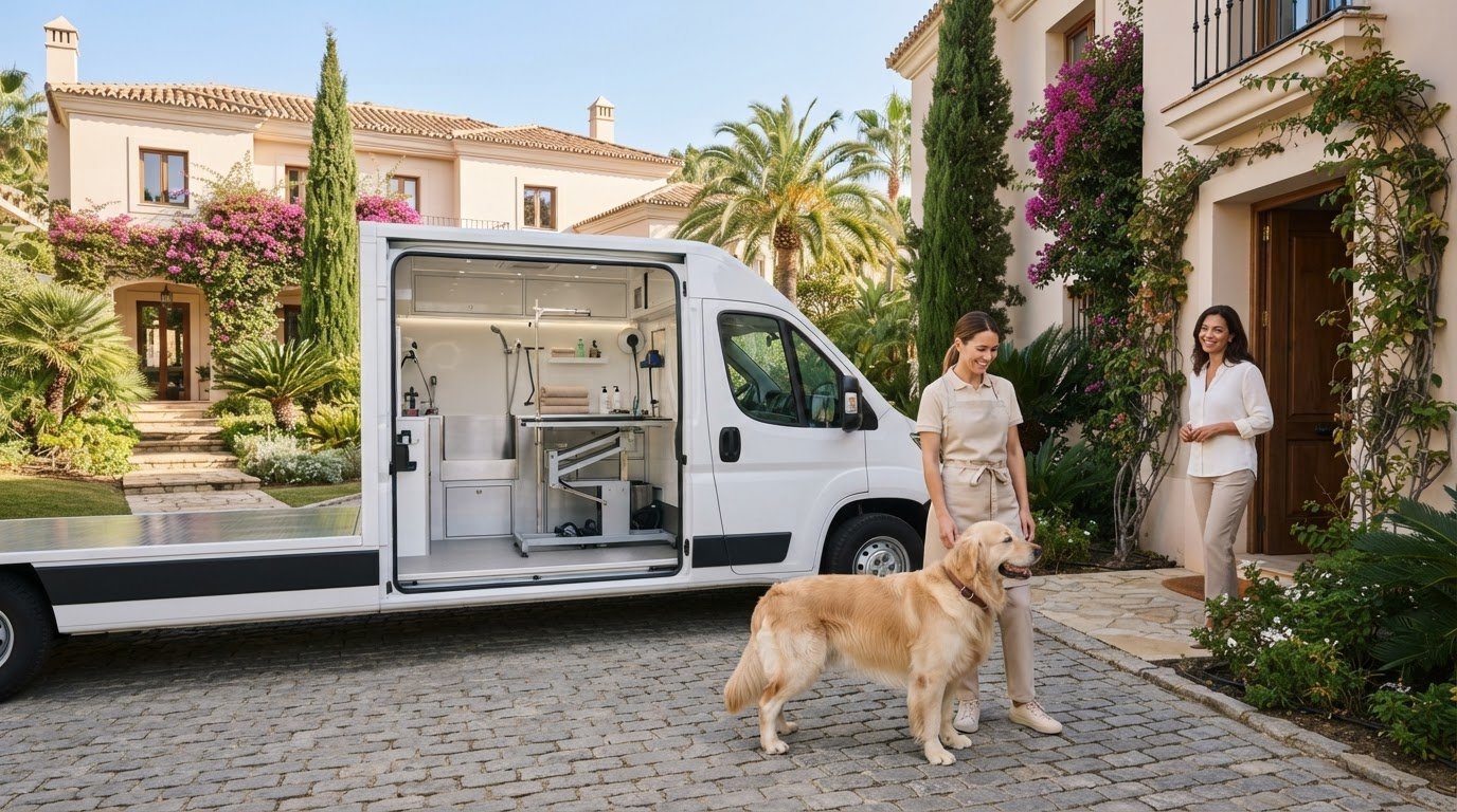 Mobile Pet Spa in Sotogrande: A More Relaxing Grooming Experience for Your Dog