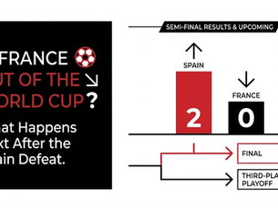 France Out of the World Cup