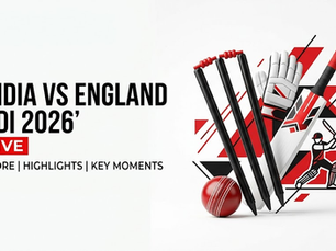 India vs England ODI 2026 Live