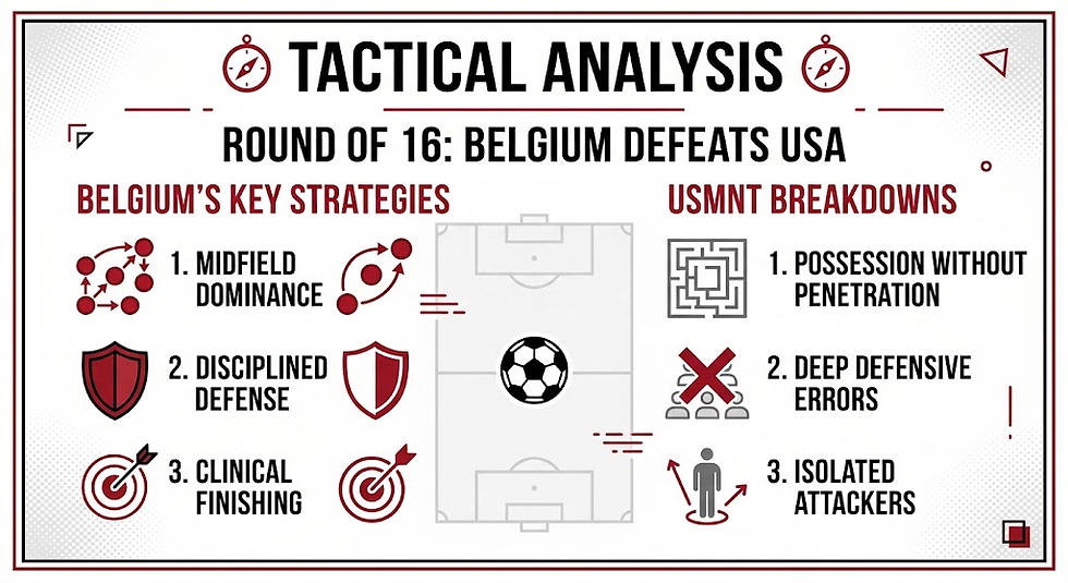 Belgium Defeated USA