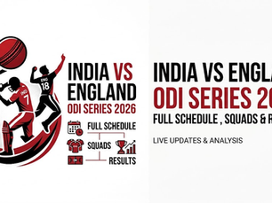 India vs England ODI Series 2026