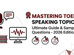 TOEFL Speaking Topics