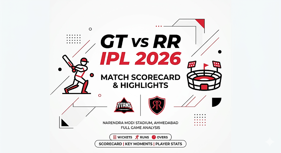 GT vs RR IPL 2026
