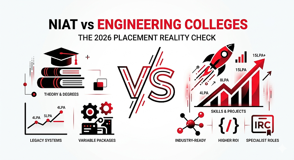 NIAT Placements vs Engineering Colleges