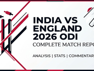 India vs England 2026 ODI