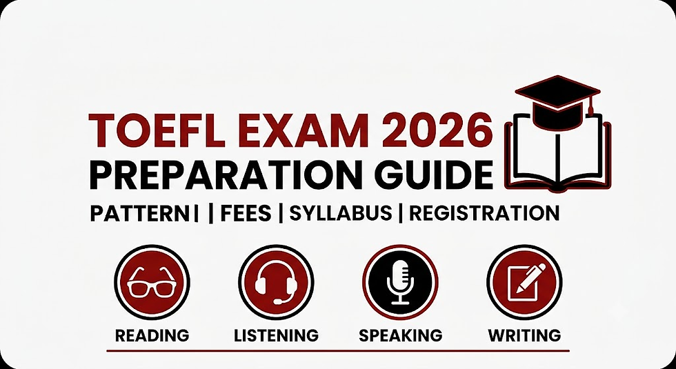 TOEFL Exam 2026 Preparation Guide