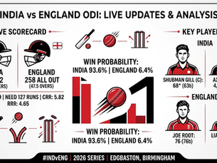 India England ODI Cricket Match Today