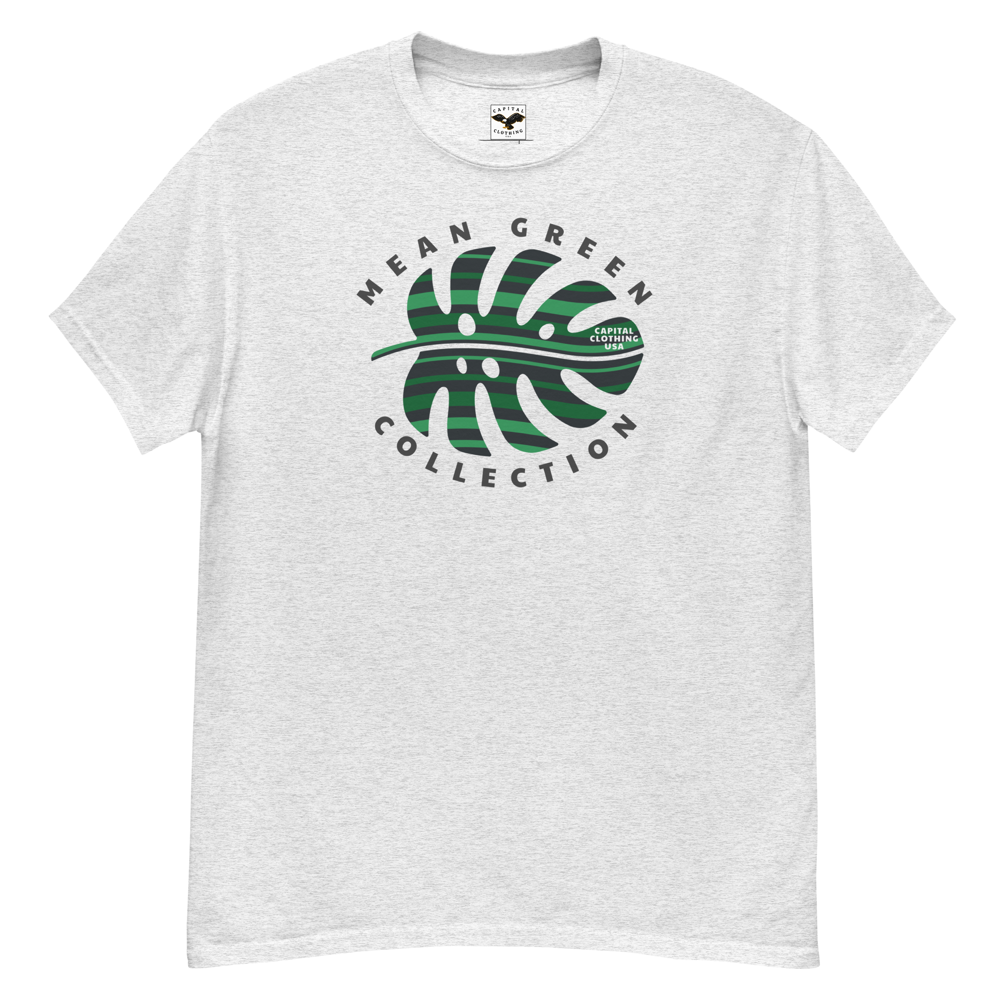 Capital Clothing USA Mean Green Collection Men's Vintage T-Shirt | Green Leaf