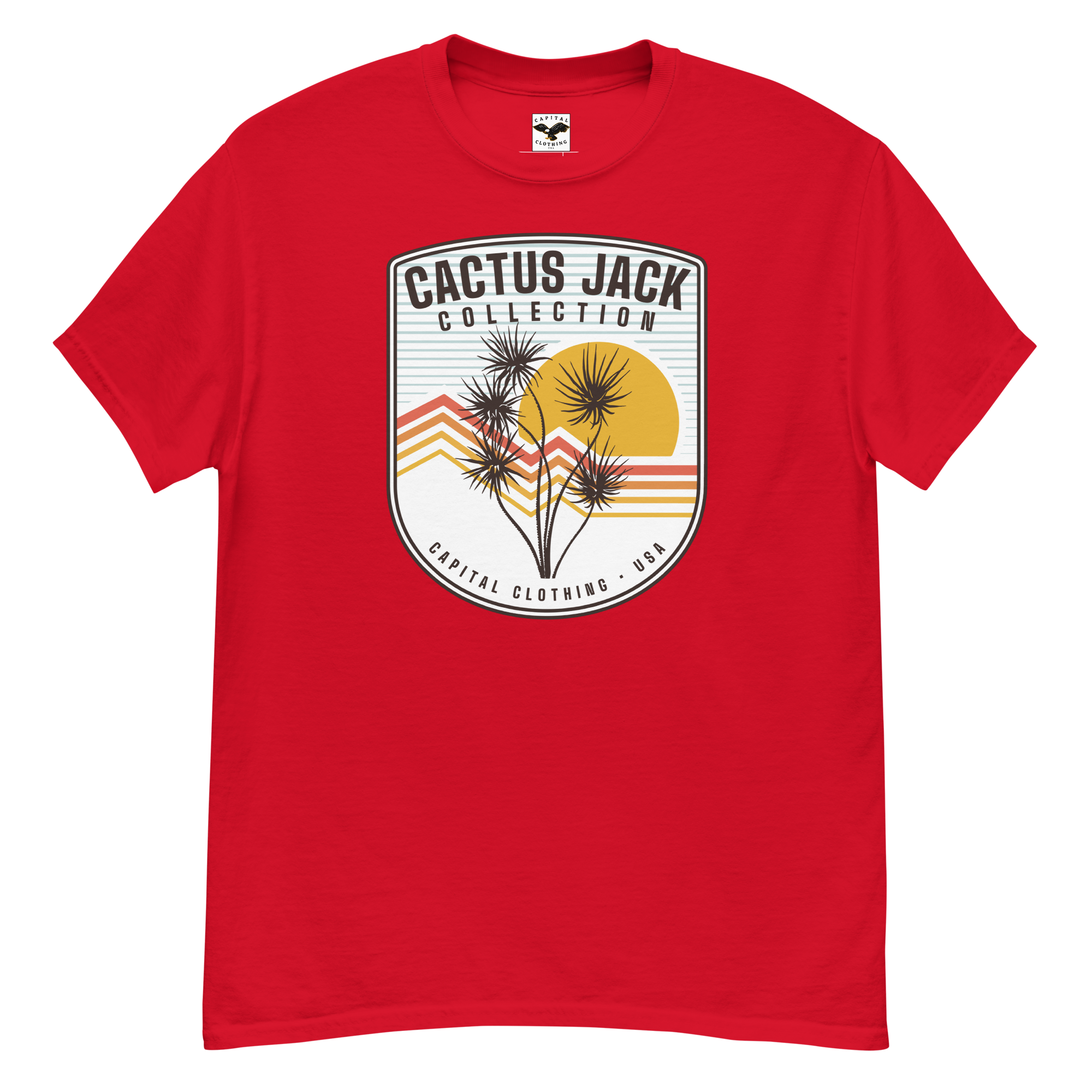 Capital Clothing USA Cactus Jack Collection Men's Vintage T-Shirt | Joshua Tree
