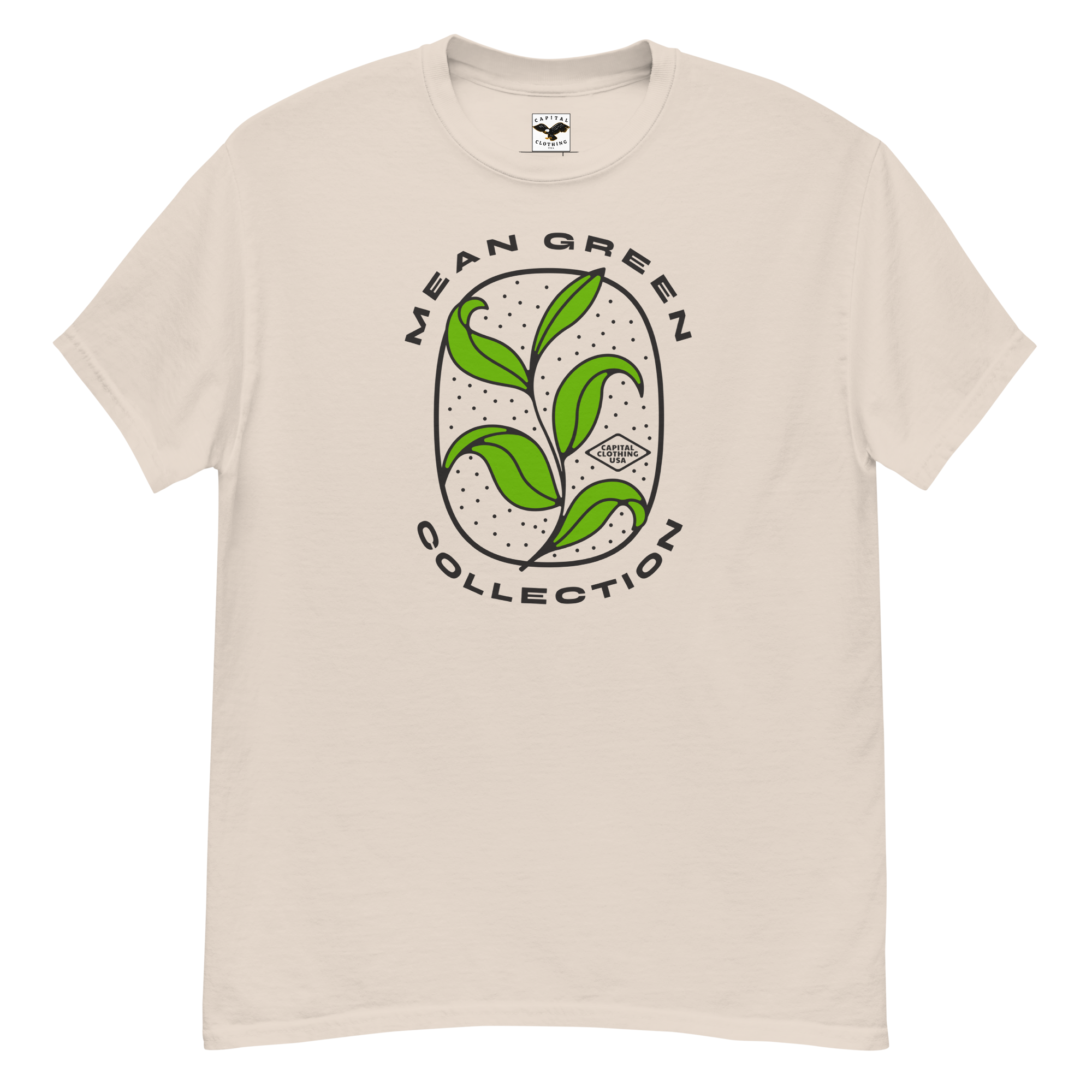 Capital Clothing USA Mean Green Collection Men's Vintage T-Shirt | Leafy Vine