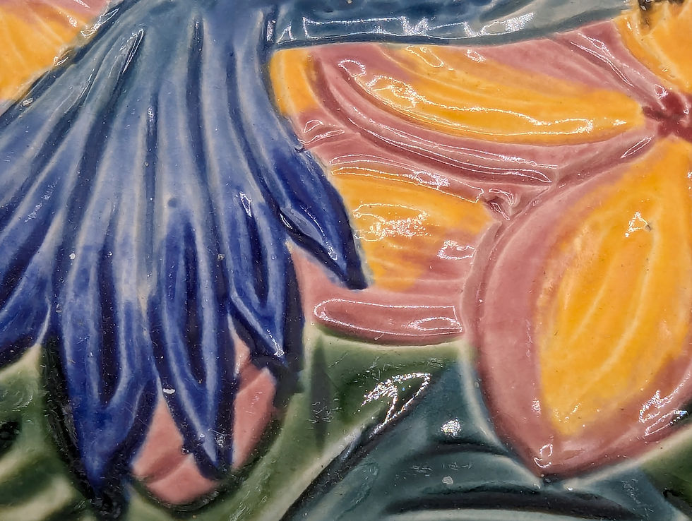 Thumbnail: Hummingbird and Frangipani bowl