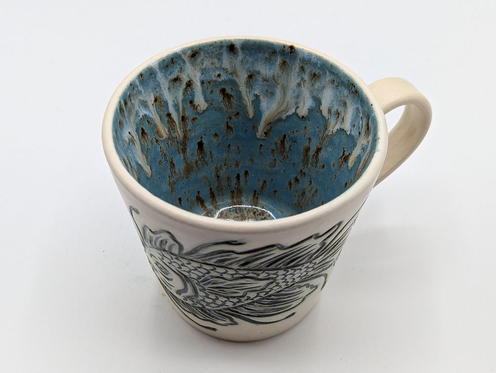 Thumbnail: Fantacy fish conical mug