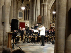 PLAYING IN ST MARY'S CHURCH
