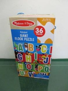 Melissa And Doug Alphabet Giant Floor Puzzle 36 Pc Ages 3