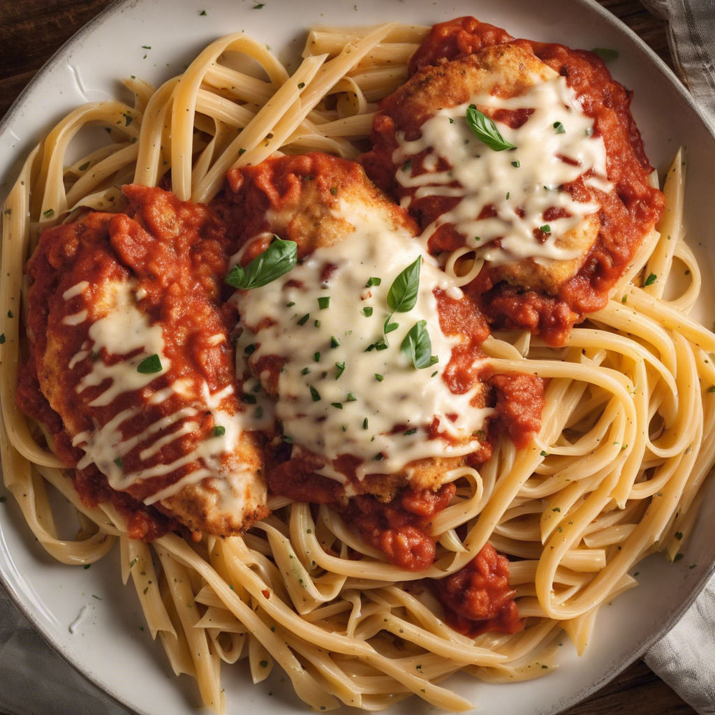 Chicken Parmesan with Pasta (Pick up 2/20)