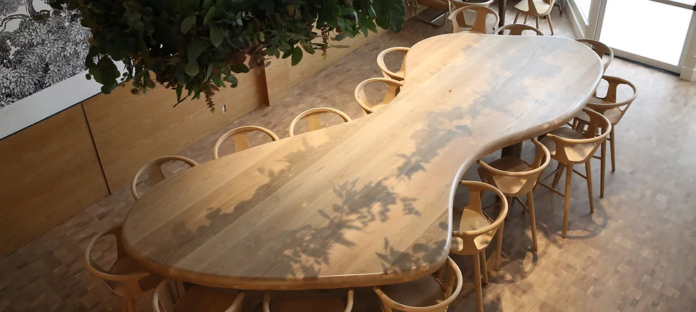 Commercial Angel City Wood Furniture Maker Los Angeles Deli