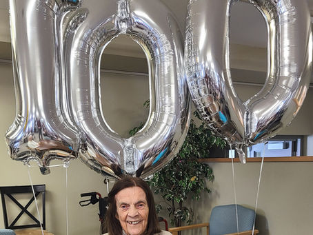 Two Vermilion Lodge Residents Celebrate 100th Birthday