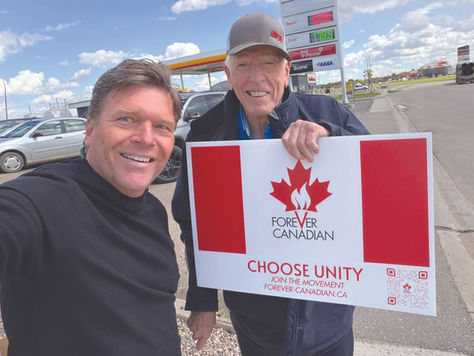 Forever Canadian Unity Bus Stops In Vermilion