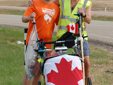 Running Across Canada – ‘Million Bottle Pledge’