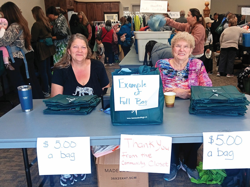 Community Closet $5 Fill A Bag Sale Draws A Crowd