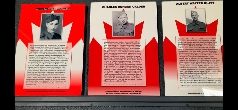 Canadian Fallen Heroes Foundation Presents New Memorials