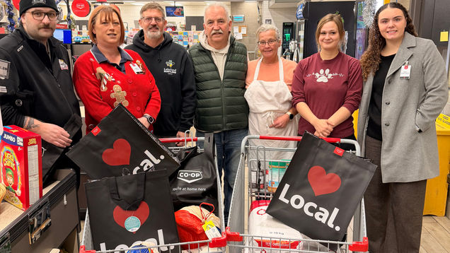 Rock Solid And Cornerstone Co-op Support The Vermilion Food Bank