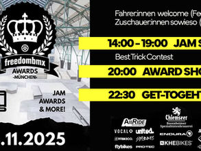 freedombmx award 2025 am 15.11.2025 im CASA