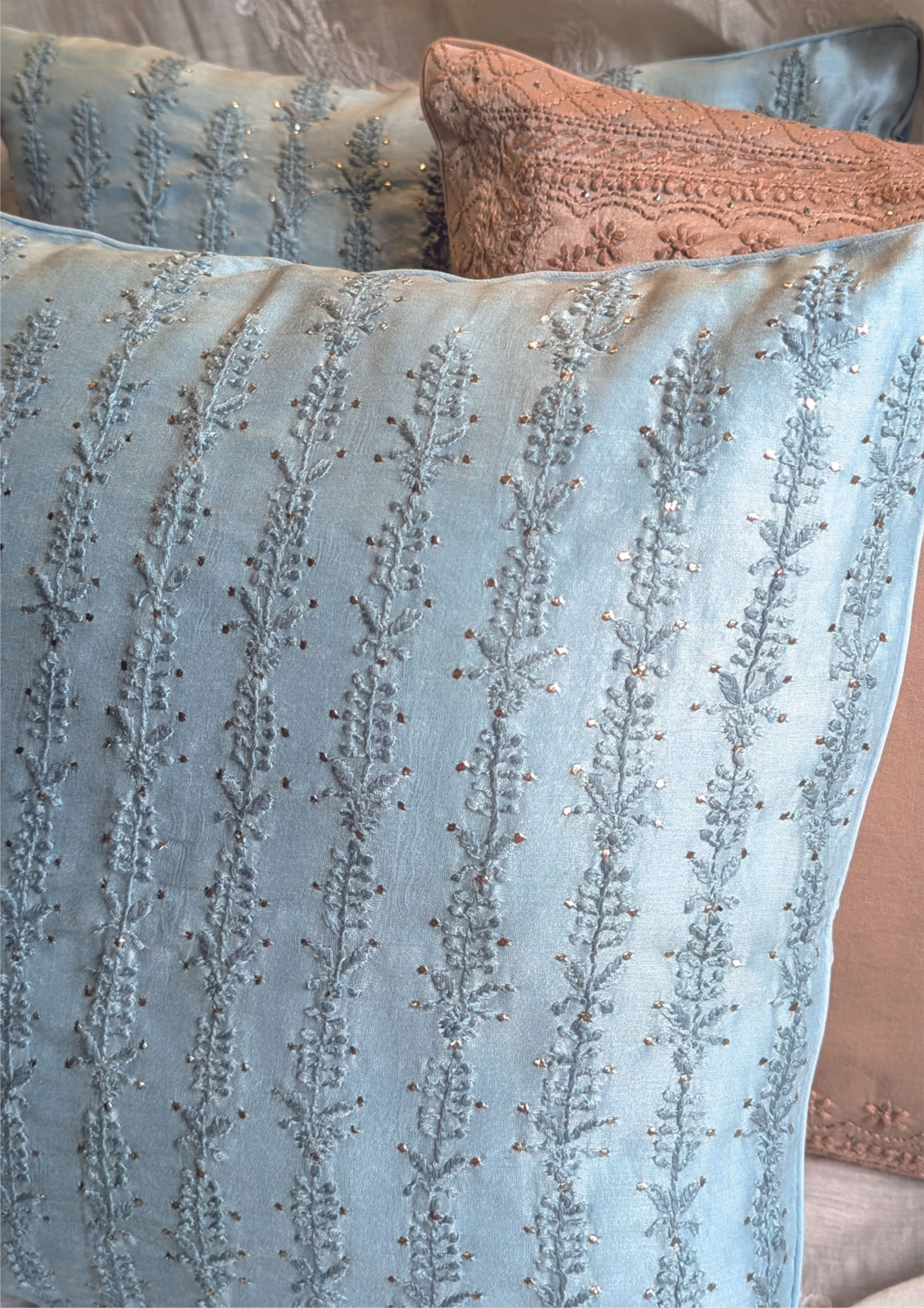Blue Cushion Cover