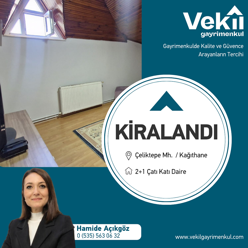 Satıldı - Kiralandı - Hamide AÇıkgöz