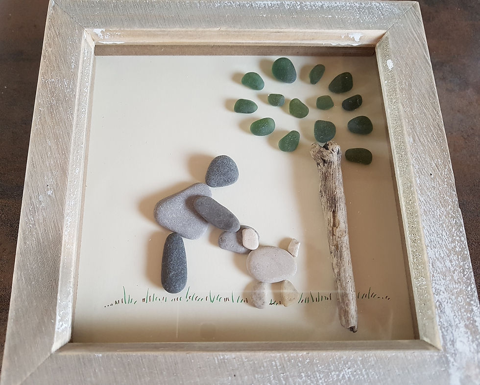Pebble art picture