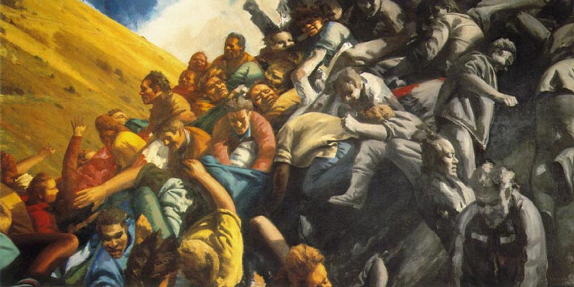 FFree Fall de Sidney Goodman