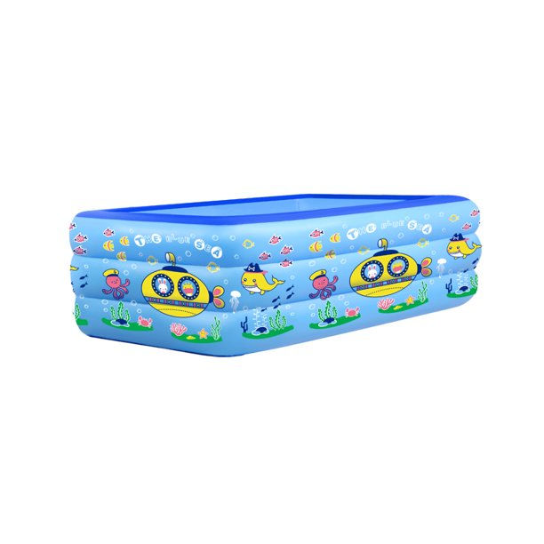 Thumbnail: Inflatable Square Swimming Pool (210cm) (Toy)