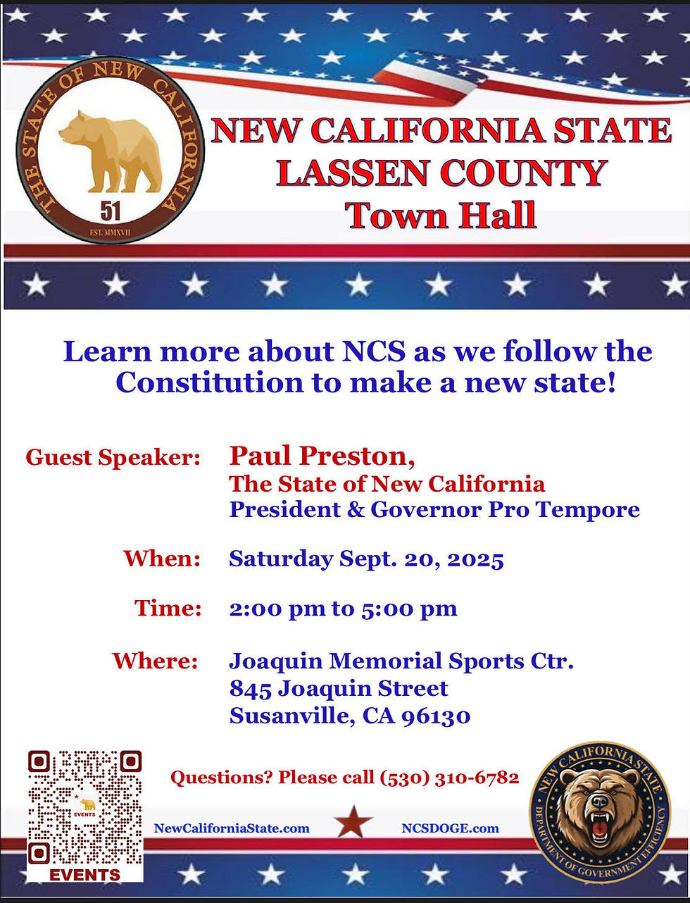 NCS | Lassen County | Town Hall