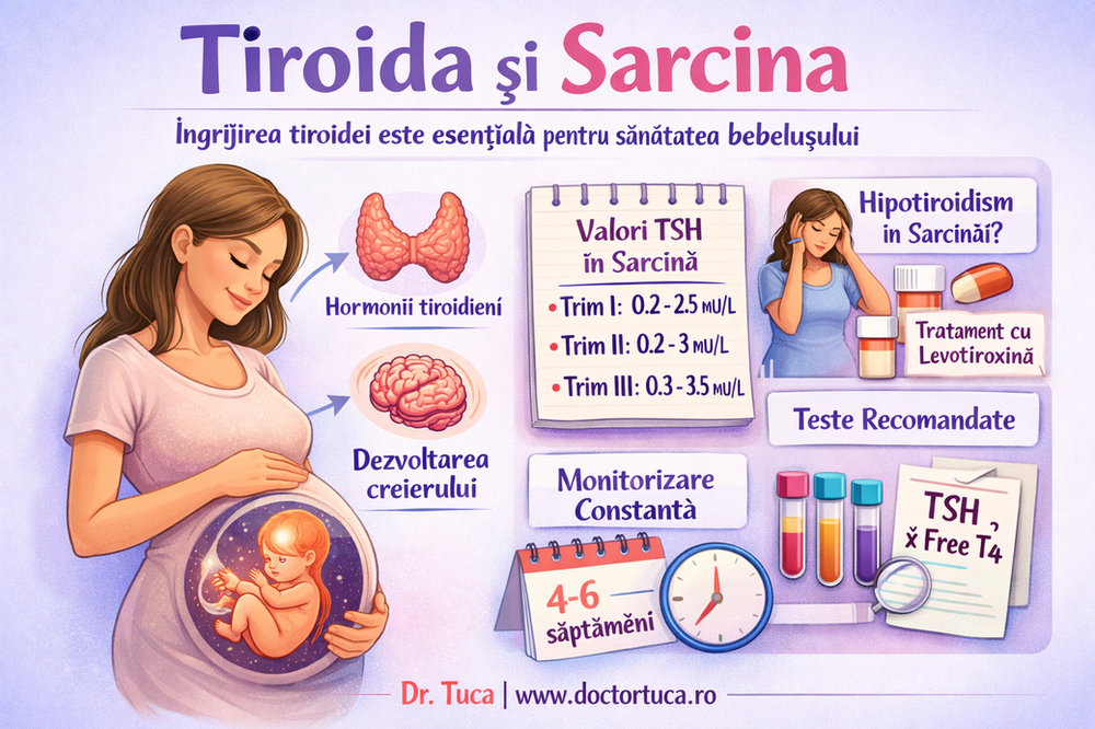 Tiroida și sarcina – ce trebuie să știe orice viitoare mamă