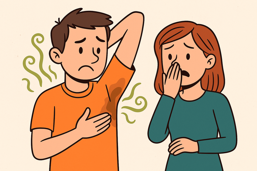 Transpirația urât mirositoare – cauze și soluții