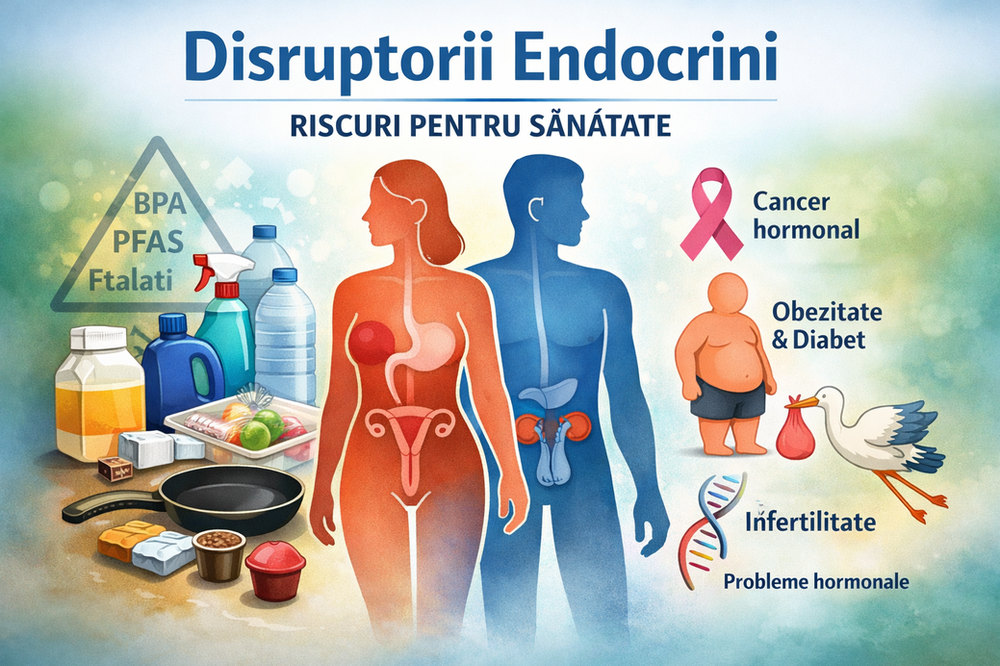 Disruptorii endocrini – ce sunt, unde îi găsim și cum ne pot afecta hormonii