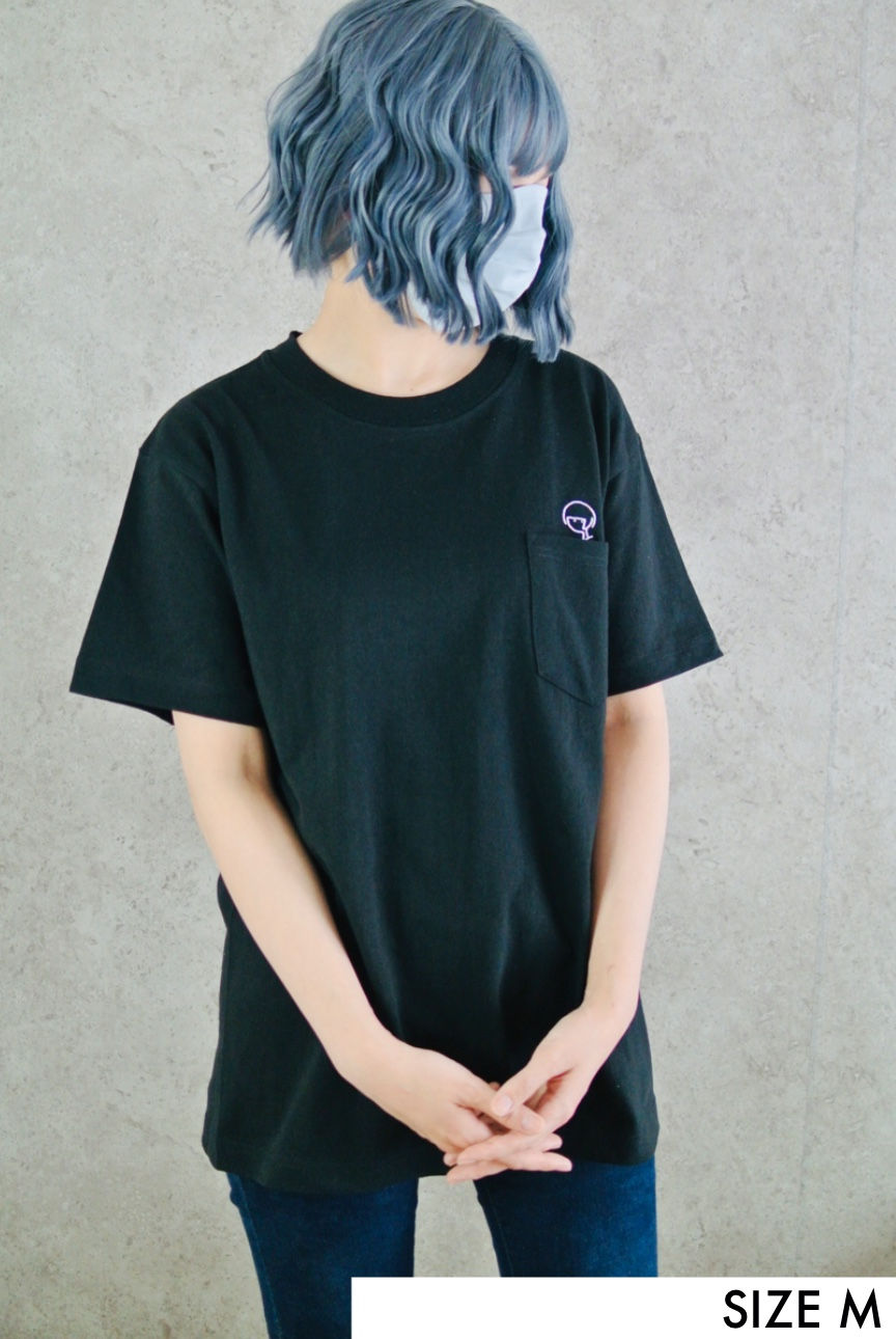 サムネイル： pocket Tee -black-